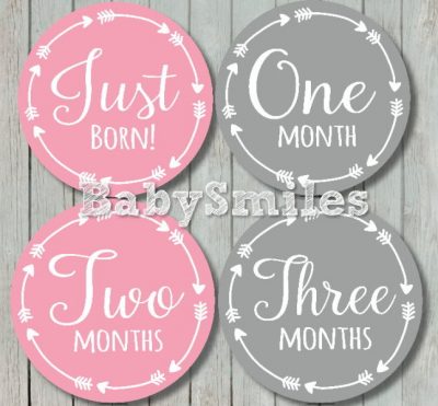 Jenette - Pink and Grey Arrows