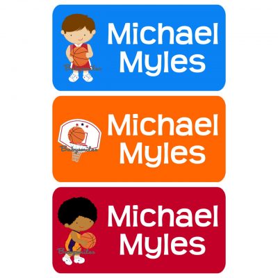 Basketball Allstars Clothing Tag Labels