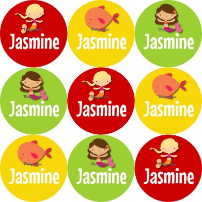 Beautiful Mermaids Shoe Label