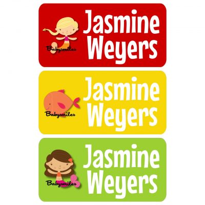 Beautiful Mermaids Clothing Tag Labels