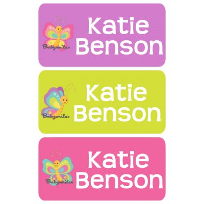 Beautiful Butterfly Clothing Tag Labels