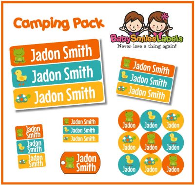 Adorable Pond Friends Camp Labels Pack