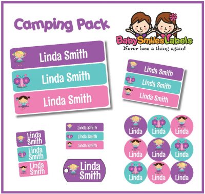 Magical Fairies Camp Labels Pack