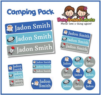 Out of This World Camp Labels Pack