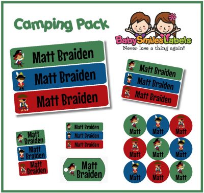 Pirates Camp Labels Pack
