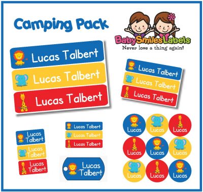 Safari Camp Labels Pack