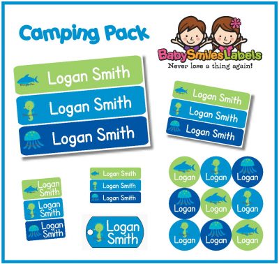 Seaworld Animal Camp Labels Pack