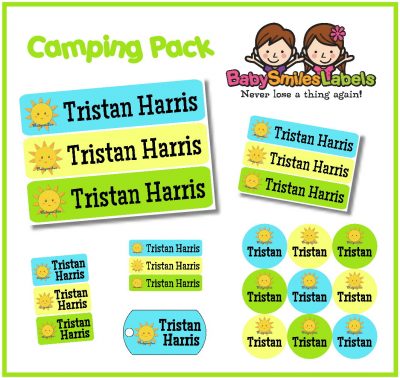 Sunny Days Camp Labels Pack