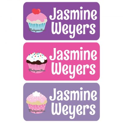 Sweet Cupcakes Clothing Tag Labels