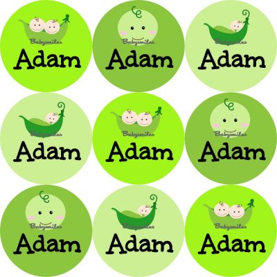 Cute Peas Shoe Label