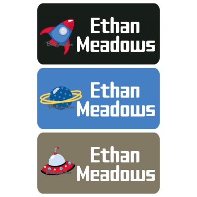 Deep Space Clothing Tag Labels