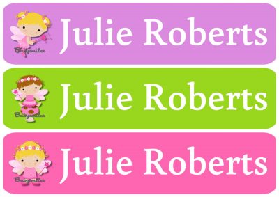 Fairy Girl Rectangle Personalized Name Labels