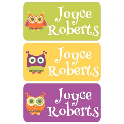 Funky Owl Clothing Tag Labels