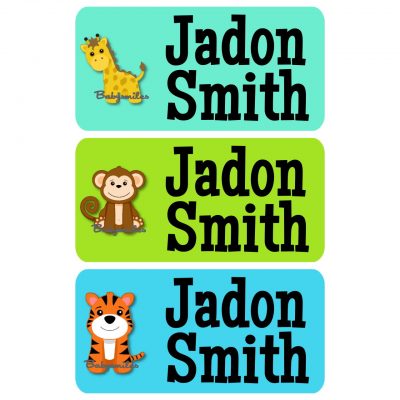 Happy Safari Clothing Tag Labels