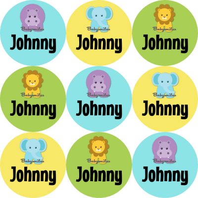 Jungle Friends Shoe Label