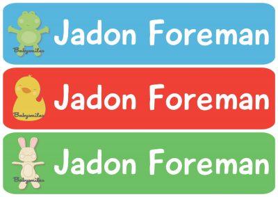 Lil Best Friends Rectangle Personalized Name Labels