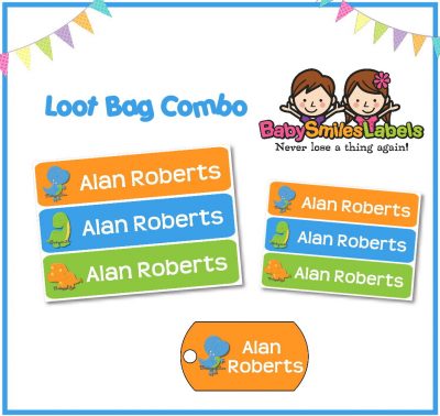 Adorable Dinosaurs Loot Bag Combo