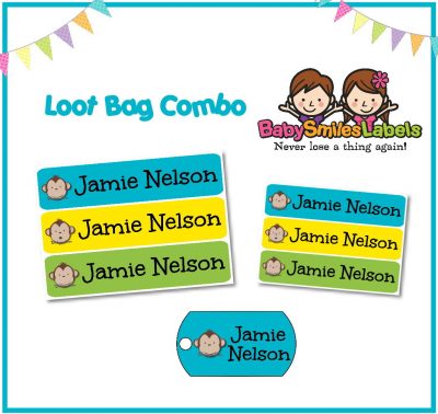 Adorable Monkey Boy Loot Bag Combo