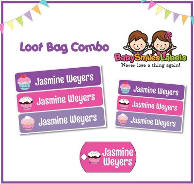 Sweet Cupcakes Loot Bag Combo