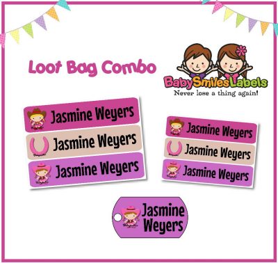 Lil Cool Cowgirls Loot Bag Combo