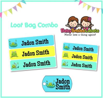 Cute Lil Frog Loot Bag Combo