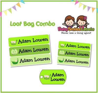 Cute Peas Loot Bag Combo