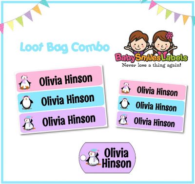 Cute Penguin Loot Bag Combo