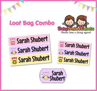 Owl Girl Loot Bag Combo