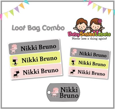 Paris Poodle Loot Bag Combo