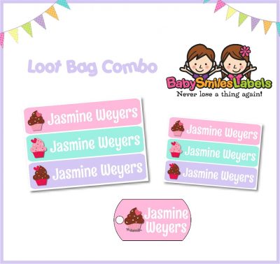 Cupcakes Loot Bag Combo