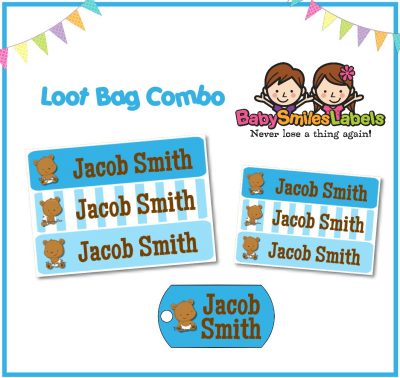 Teddy Bear Loot Bag Combo