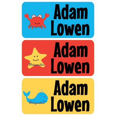 Ocean Fun Clothing Tag Labels