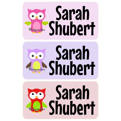 Owl Girl Clothing Tag Labels