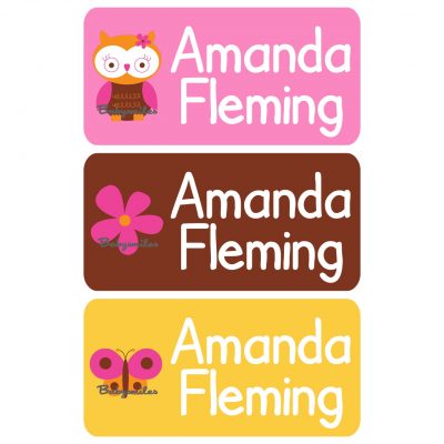 Owl Nature Clothing Tag Labels