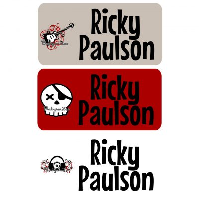 Rock N Roll Clothing Tag Labels