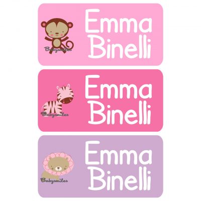 Safari Girl Clothing Tag Labels