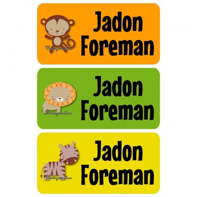 Safari Boy 2 Clothing Tag Labels