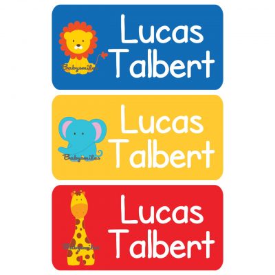 Safari Clothing Tag Labels