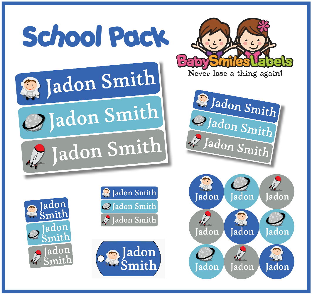 Out of this World School Labels Pack