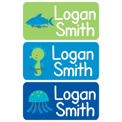 Seaworld Animal Boy Clothing Tag Labels