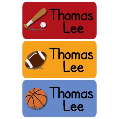 Sports Allstar Clothing Tag Labels