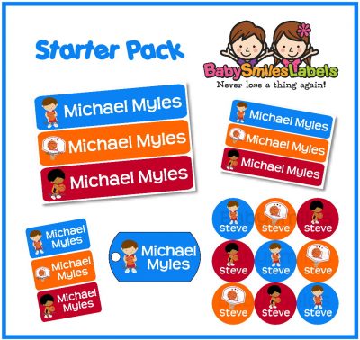 Basketball Allstars Starter Labels Pack