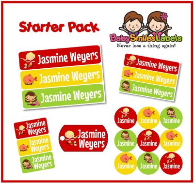 Beautiful Mermaids Starter Labels Pack