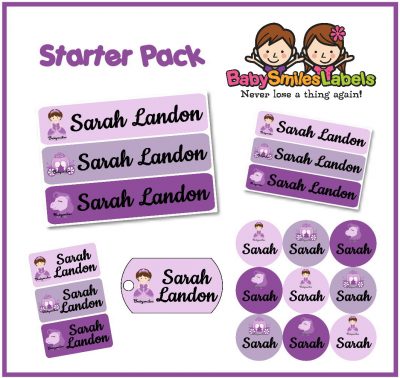 Beauty Princess Starter Labels Pack