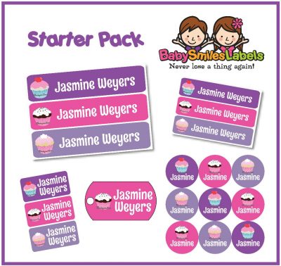 Sweet Cupcakes Starter Labels Pack