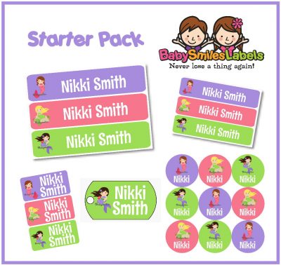 Mystical Mermaid Starter Labels Pack