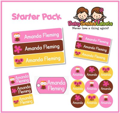 Owl Nature Starter Labels Pack