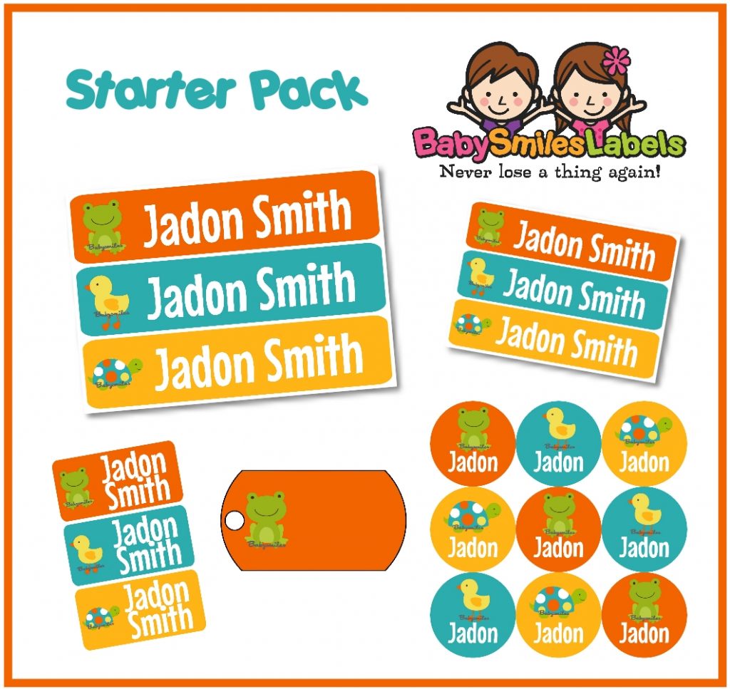 Waterproof Name Labels, Daycare & Clothing Labels