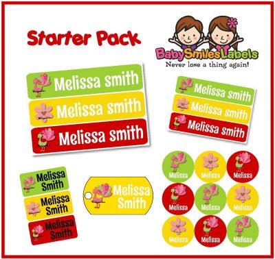 Pretty Peacock Starter Labels Pack