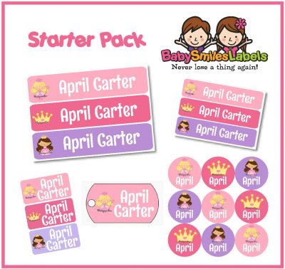 Pretty Princess Starter Labels Pack